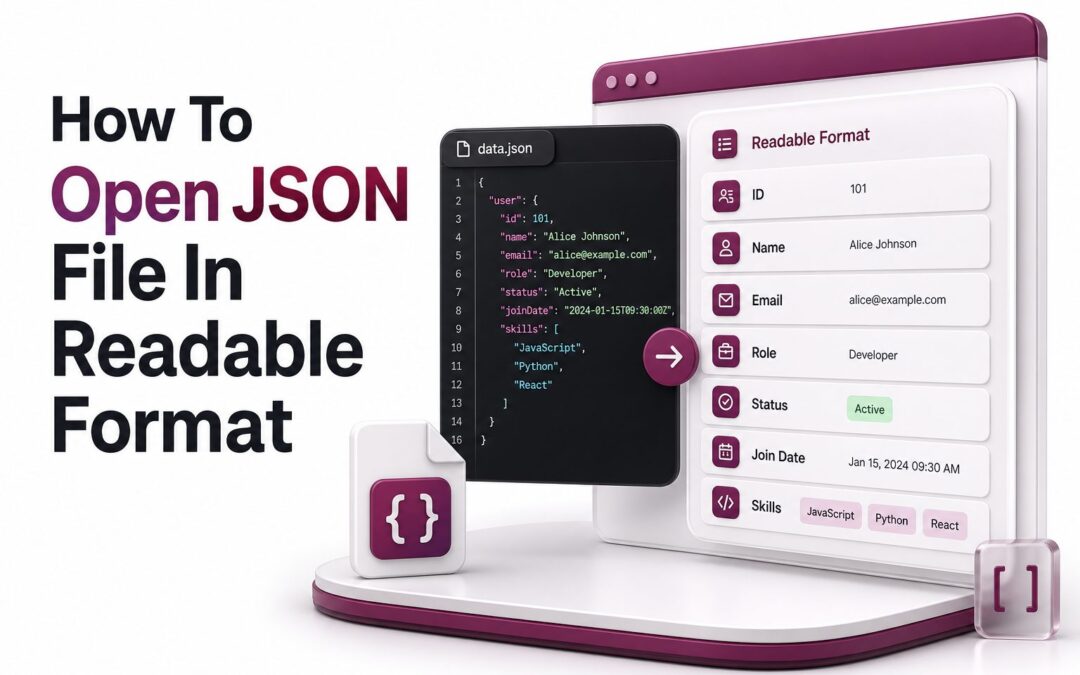 How to Open a JSON File in Readable Format
